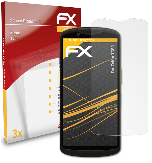 atFoliX FX-Antireflex Displayschutzfolie für Zebra TC53