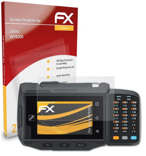 atFoliX FX-Antireflex Displayschutzfolie für Zebra WT6300
