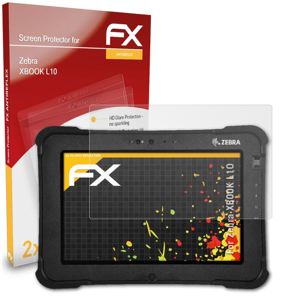 atFoliX FX-Antireflex Displayschutzfolie für Zebra XBOOK L10