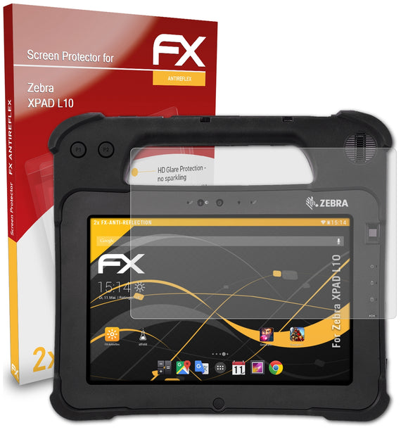 atFoliX FX-Antireflex Displayschutzfolie für Zebra XPAD L10