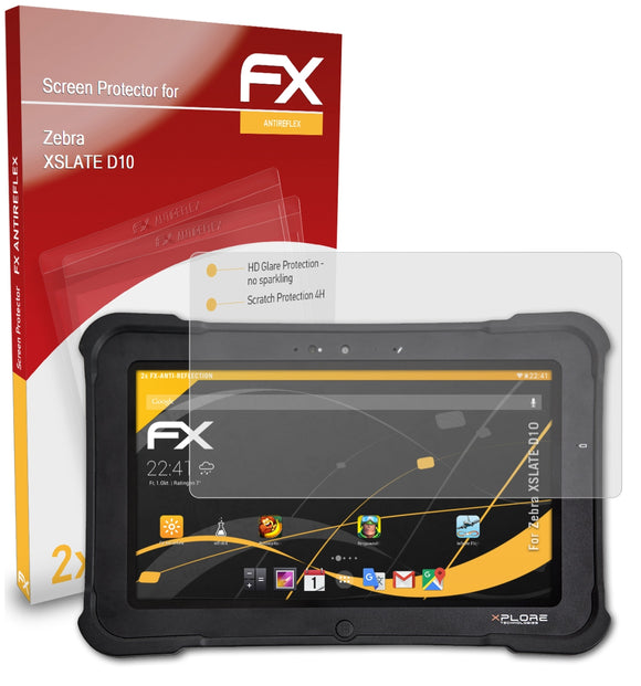 atFoliX FX-Antireflex Displayschutzfolie für Zebra XSLATE D10