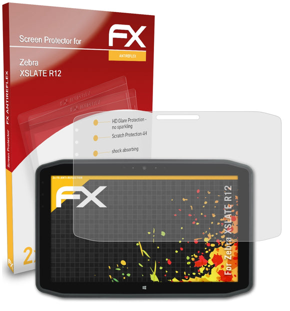 atFoliX FX-Antireflex Displayschutzfolie für Zebra XSLATE R12