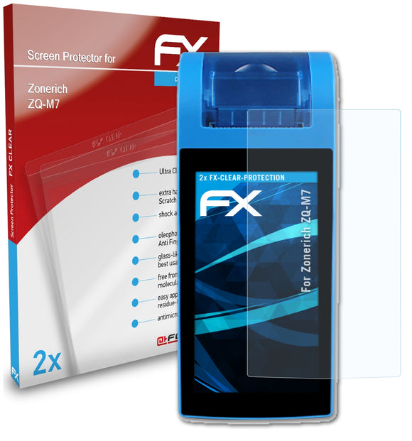 atFoliX FX-Clear Schutzfolie für Zonerich ZQ-M7