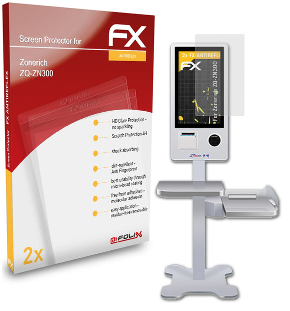 atFoliX FX-Antireflex Displayschutzfolie für Zonerich ZQ-ZN300