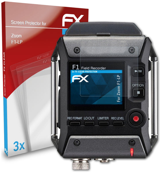 atFoliX FX-Clear Schutzfolie für Zoom F1-LP