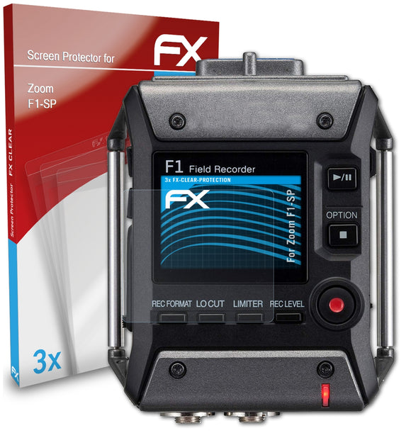 atFoliX FX-Clear Schutzfolie für Zoom F1-SP