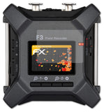 Panzerfolie atFoliX kompatibel mit Zoom F3, entspiegelnde und stoßdämpfende FX (2X)