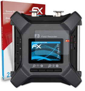 atFoliX FX-Clear Schutzfolie für Zoom F3