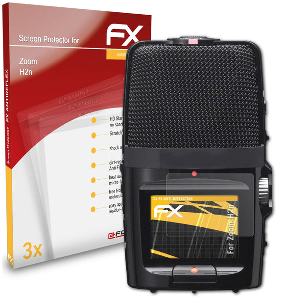 atFoliX FX-Antireflex Displayschutzfolie für Zoom H2n