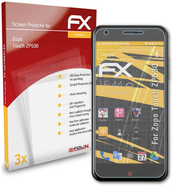 atFoliX FX-Antireflex Displayschutzfolie für Zopo Touch ZP530