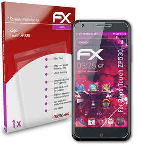 atFoliX FX-Hybrid-Glass Panzerglasfolie für Zopo Touch ZP530