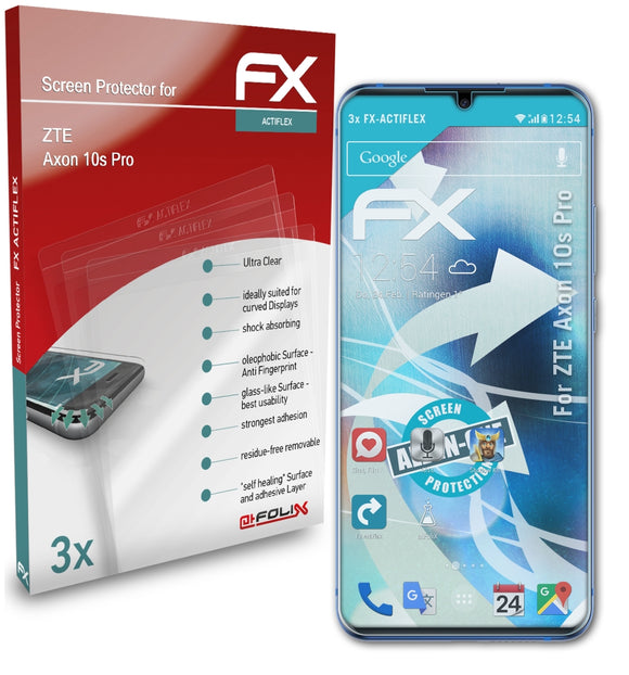 atFoliX FX-ActiFleX Displayschutzfolie für ZTE Axon 10s Pro
