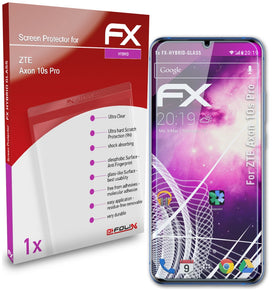 atFoliX FX-Hybrid-Glass Panzerglasfolie für ZTE Axon 10s Pro