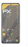 Panzerfolie atFoliX kompatibel mit ZTE Axon 30 Pro, entspiegelnde und stoßdämpfende FX (3X)