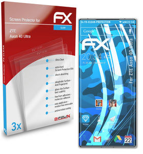 atFoliX FX-Clear Schutzfolie für ZTE Axon 40 Ultra