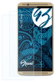 Schutzfolie Bruni kompatibel mit ZTE Axon 7, glasklare (2X)