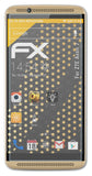 Panzerfolie atFoliX kompatibel mit ZTE Axon 7, entspiegelnde und stoßdämpfende FX (3X)