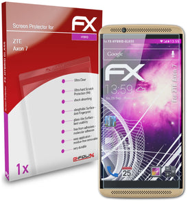 atFoliX FX-Hybrid-Glass Panzerglasfolie für ZTE Axon 7