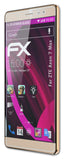 Glasfolie atFoliX kompatibel mit ZTE Axon 7 Max, 9H Hybrid-Glass FX