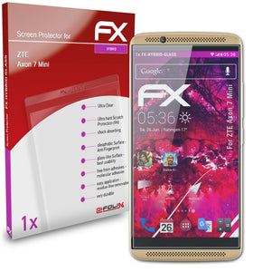 atFoliX FX-Hybrid-Glass Panzerglasfolie für ZTE Axon 7 Mini