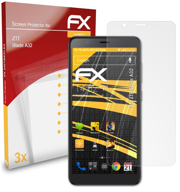 atFoliX FX-Antireflex Displayschutzfolie für ZTE Blade A32