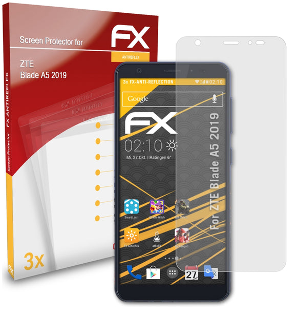 atFoliX FX-Antireflex Displayschutzfolie für ZTE Blade A5 2019