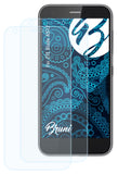 Schutzfolie Bruni kompatibel mit ZTE Blade A512, glasklare (2X)