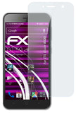 Glasfolie atFoliX kompatibel mit ZTE Blade A520, 9H Hybrid-Glass FX