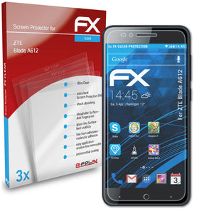 atFoliX FX-Clear Schutzfolie für ZTE Blade A612