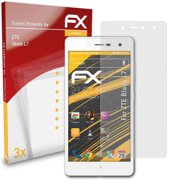 atFoliX FX-Antireflex Displayschutzfolie für ZTE Blade L7