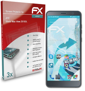 atFoliX FX-ActiFleX Displayschutzfolie für ZTE Blade Max View (Z610DL)