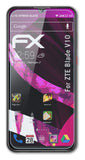 Glasfolie atFoliX kompatibel mit ZTE Blade V10, 9H Hybrid-Glass FX