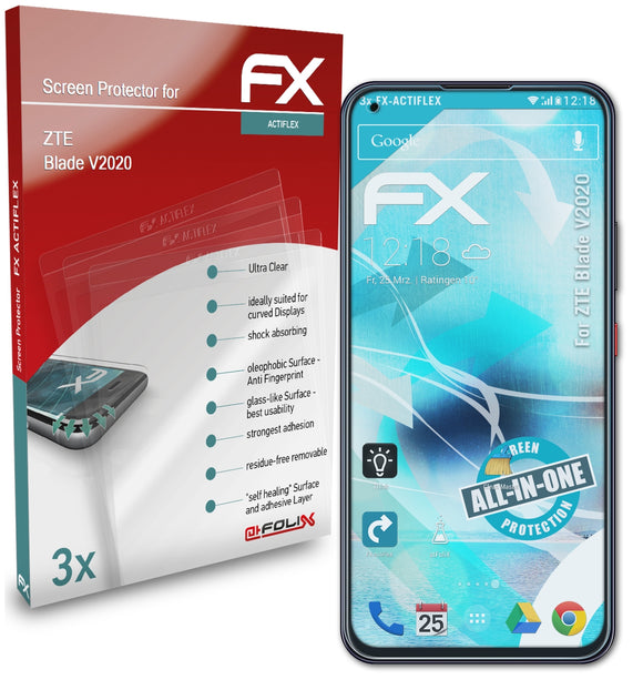 atFoliX FX-ActiFleX Displayschutzfolie für ZTE Blade V2020