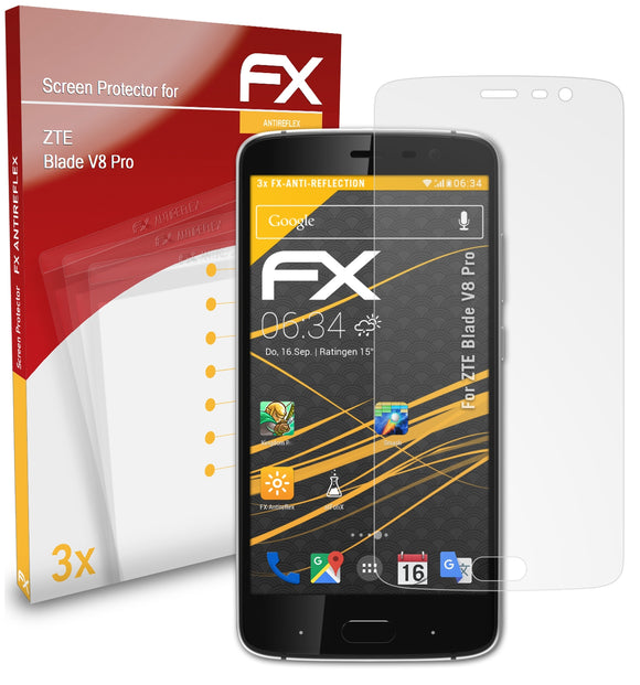 atFoliX FX-Antireflex Displayschutzfolie für ZTE Blade V8 Pro