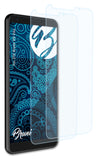 Schutzfolie Bruni kompatibel mit ZTE Blade V9 Vita, glasklare (2X)