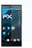 atFoliX Schutzfolie kompatibel mit ZTE Blade Vec 4G, ultraklare FX Folie (3X)