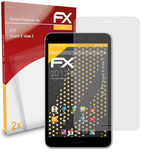 atFoliX FX-Antireflex Displayschutzfolie für ZTE Grand X View 2