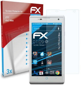 atFoliX FX-Clear Schutzfolie für ZTE Kis3 Max