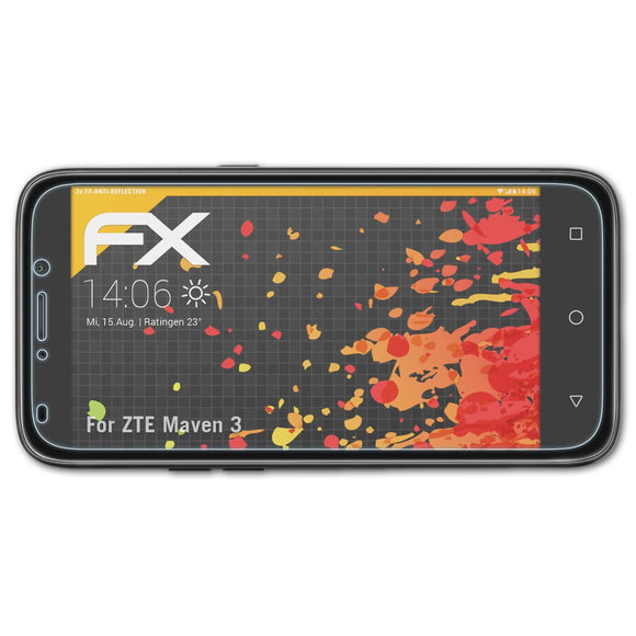 atFoliX FX-Antireflex Displayschutzfolie für ZTE Maven 3
