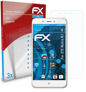 atFoliX FX-Clear Schutzfolie für ZTE Nubia N1