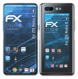 Schutzfolie atFoliX kompatibel mit ZTE Nubia X, ultraklare FX (3er Set)