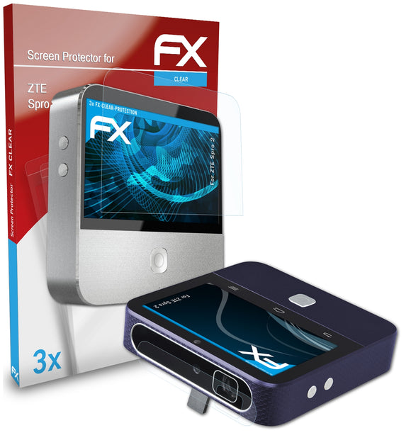 atFoliX FX-Clear Schutzfolie für ZTE Spro 2