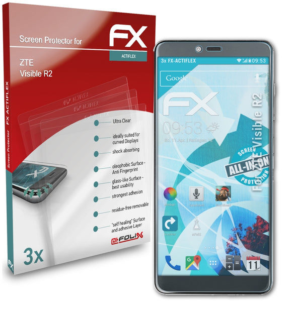 atFoliX FX-ActiFleX Displayschutzfolie für ZTE Visible R2